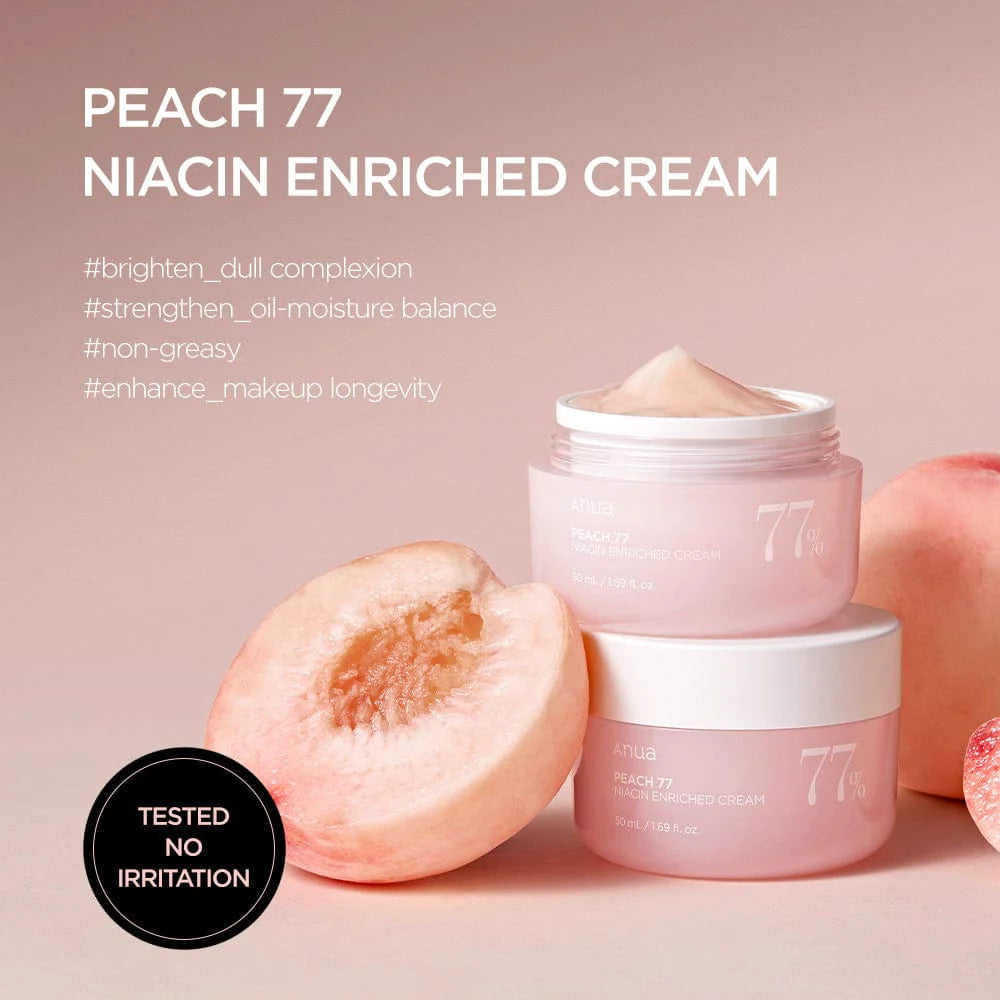 Crema Ligera Anua Peach 77 Niacin Enriched 50 mL