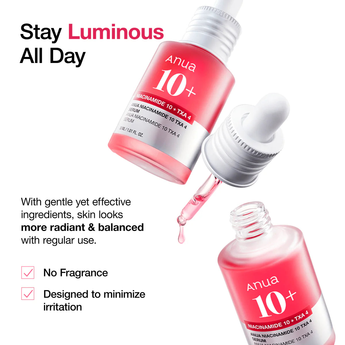 Suero Facial Anua Niacinamide 10% + TXA 4% Serum 30 mL