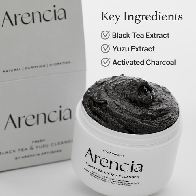 Limpiador Vegano Arencia Black Tea & Yuzu Rice 120 gramos