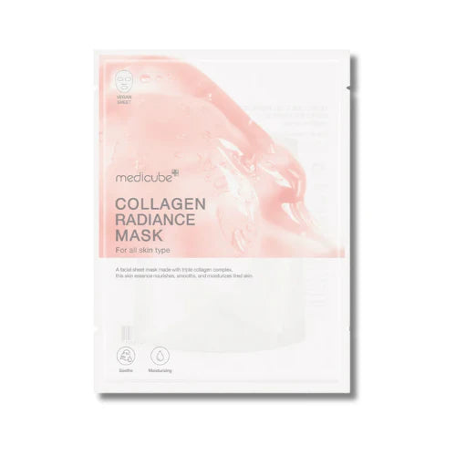 SET de 4 Mascarillas Corenas MEDICUBE Múltiples beneficios y Ahorro