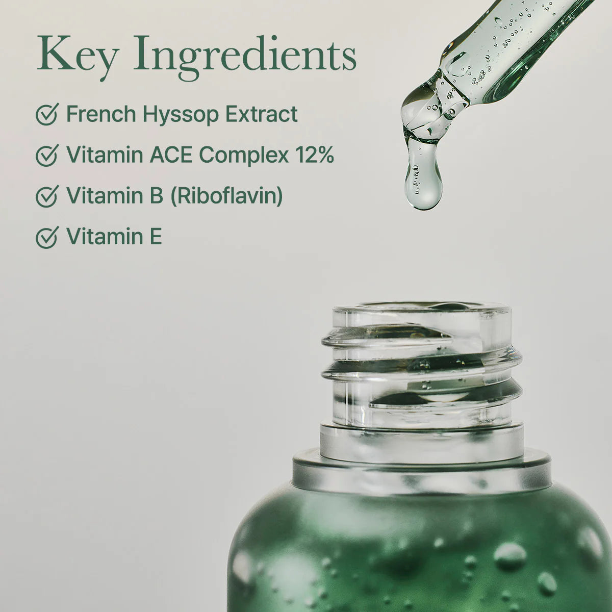 Suero Facial Arencia HOLY Hyssop Serum 12 30 mL