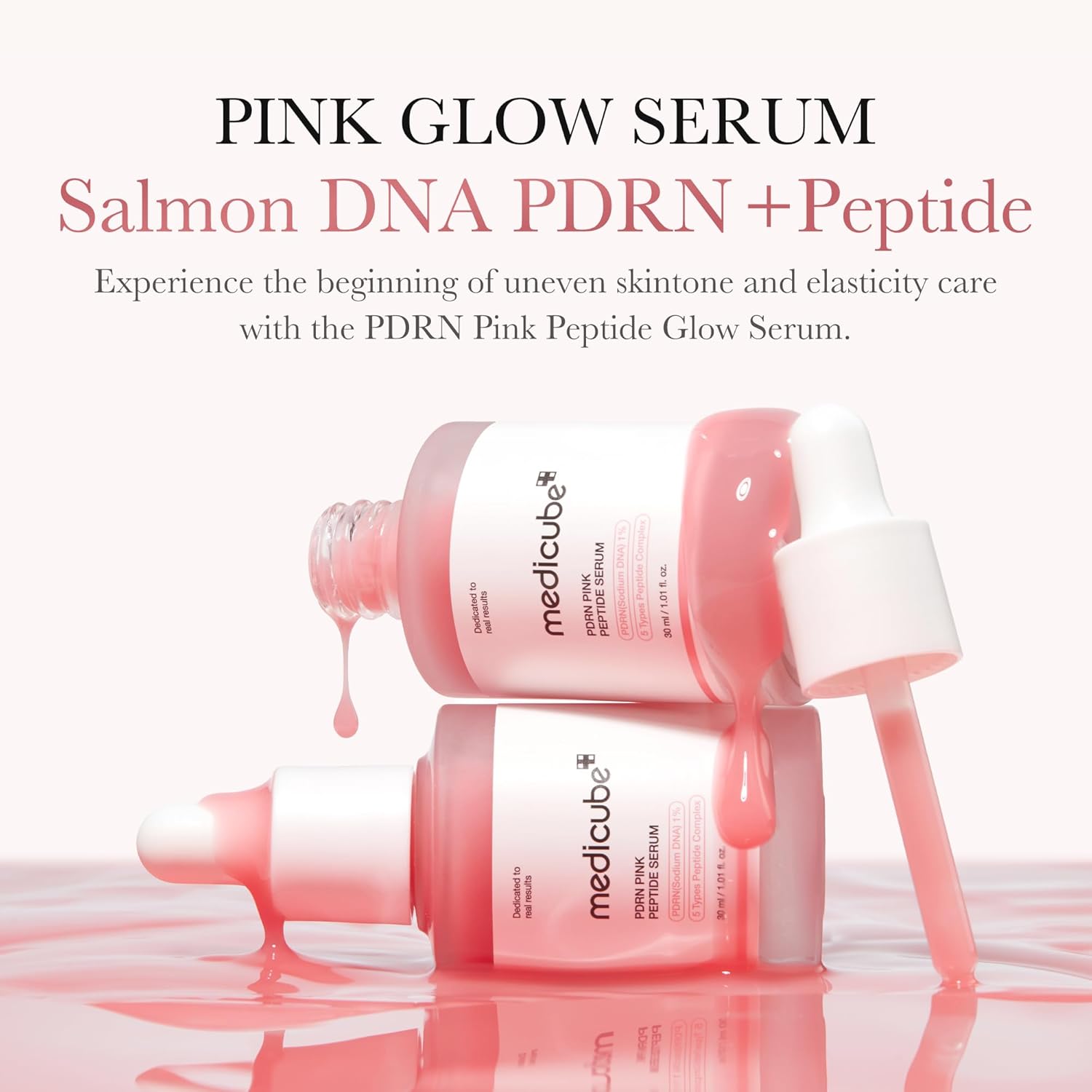 Suero Facial MEDICUBE PDRN Pink Peptide Serum 30 mL