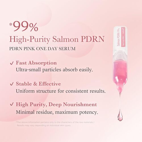 Suero Facial MEDICUBE PDRN Pink One Day Serum 10 pcs