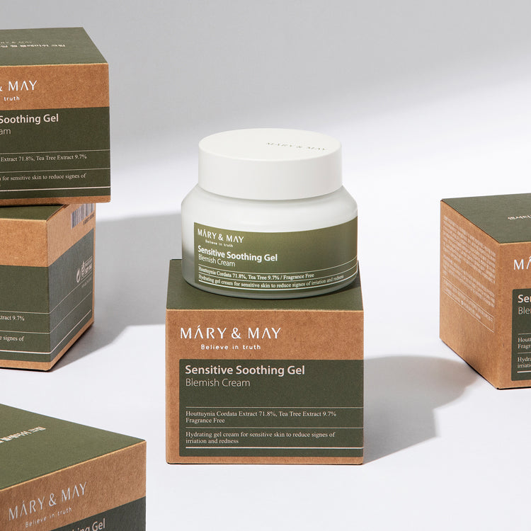 Crema Facial Mary & May Sensitive Soothing Gel Blemish Cream 70 gramos