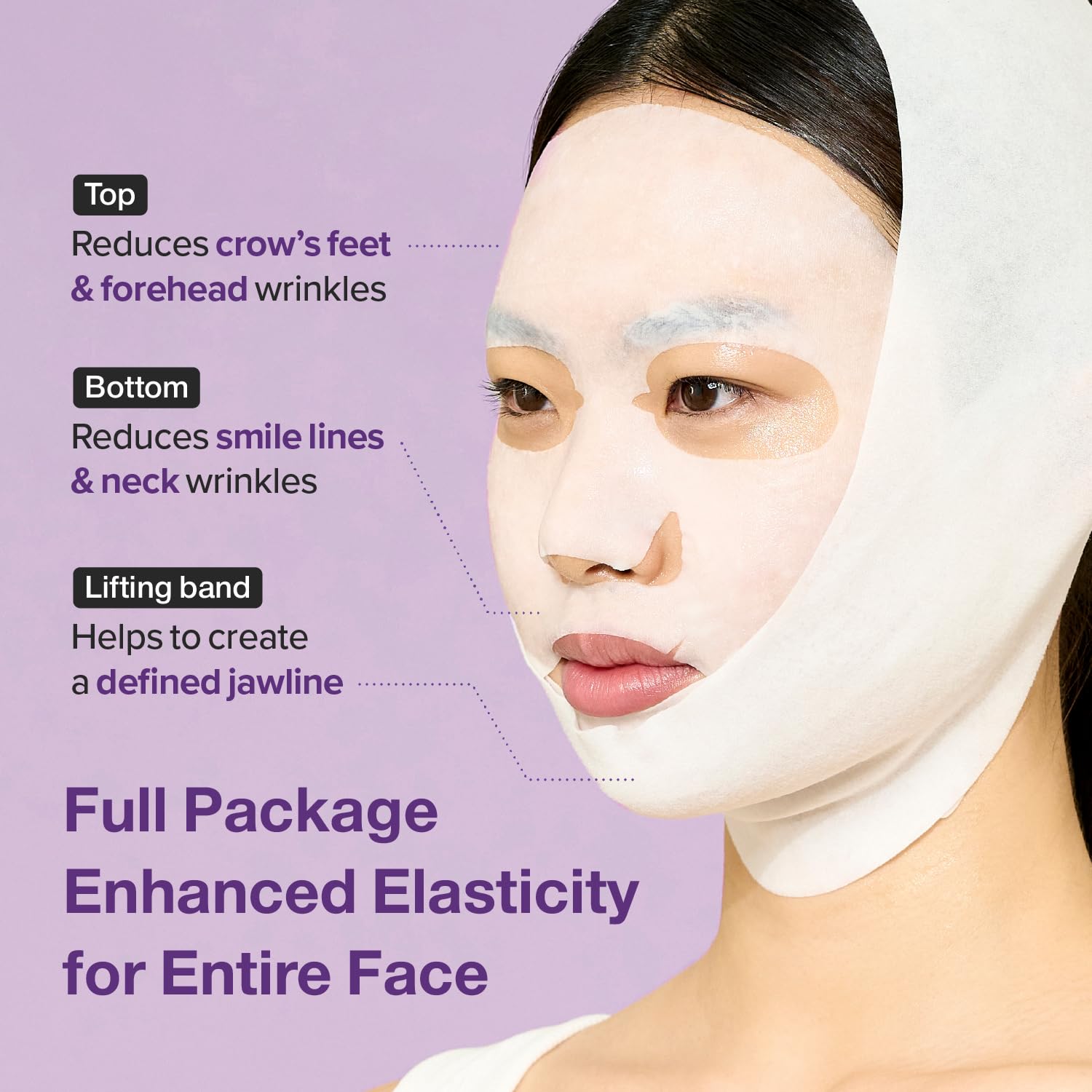 Mascarilla Coreana Numbuzin No.9 NAD Bio Lifting Full Cover Mask