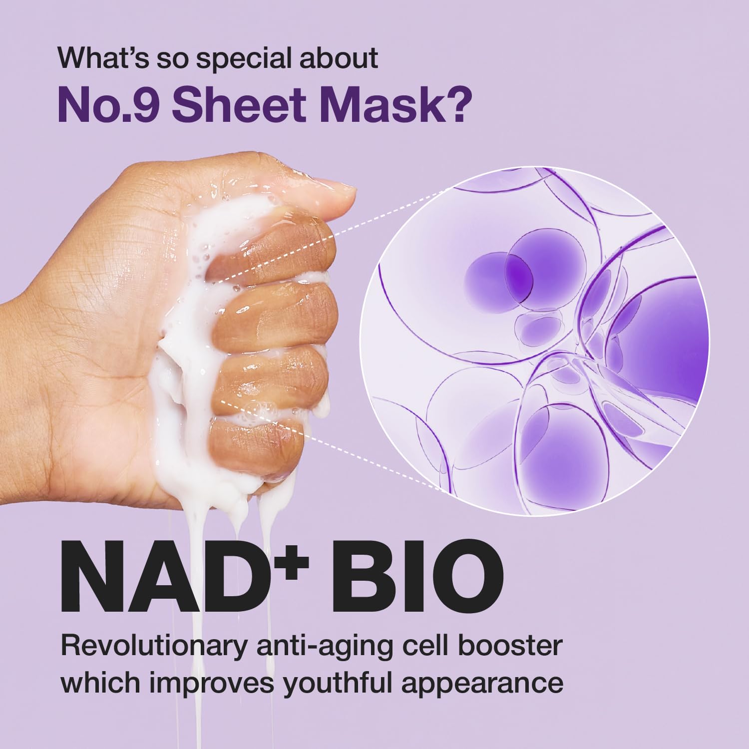 Mascarilla Coreana Numbuzin No.9 NAD Bio Lifting Full Cover Mask