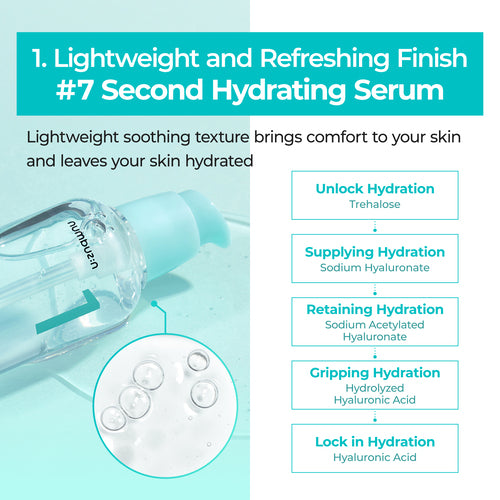 Suero Facial Numbuzin No.1 Pantothenic B5 Active Soothing Serum 50 mL