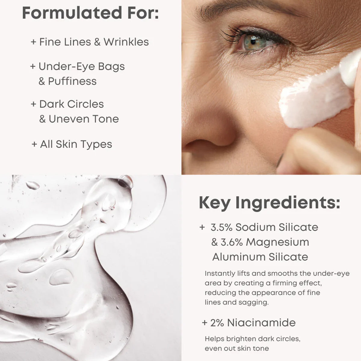 Crema Contorno Ojos Nine Less Ever-Youth Dual Effect Eye Cream 20 mL