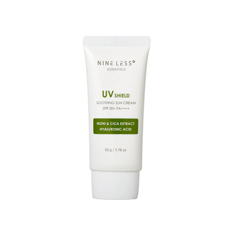 Protector Solar Nine Less Essentials UV Shield Soothing Sun Cream SPF50+ PA++++ 50 gramos