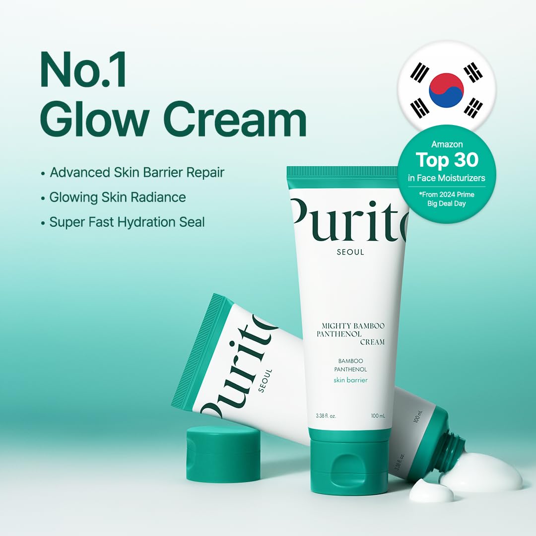Crema Facial Purito Seoul Mighty Bamboo Panthenol Cream 100 mL