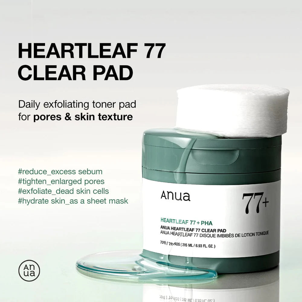 Pad Exfoliador Anua HeartLeaf 77% Toner 70 almohadillas