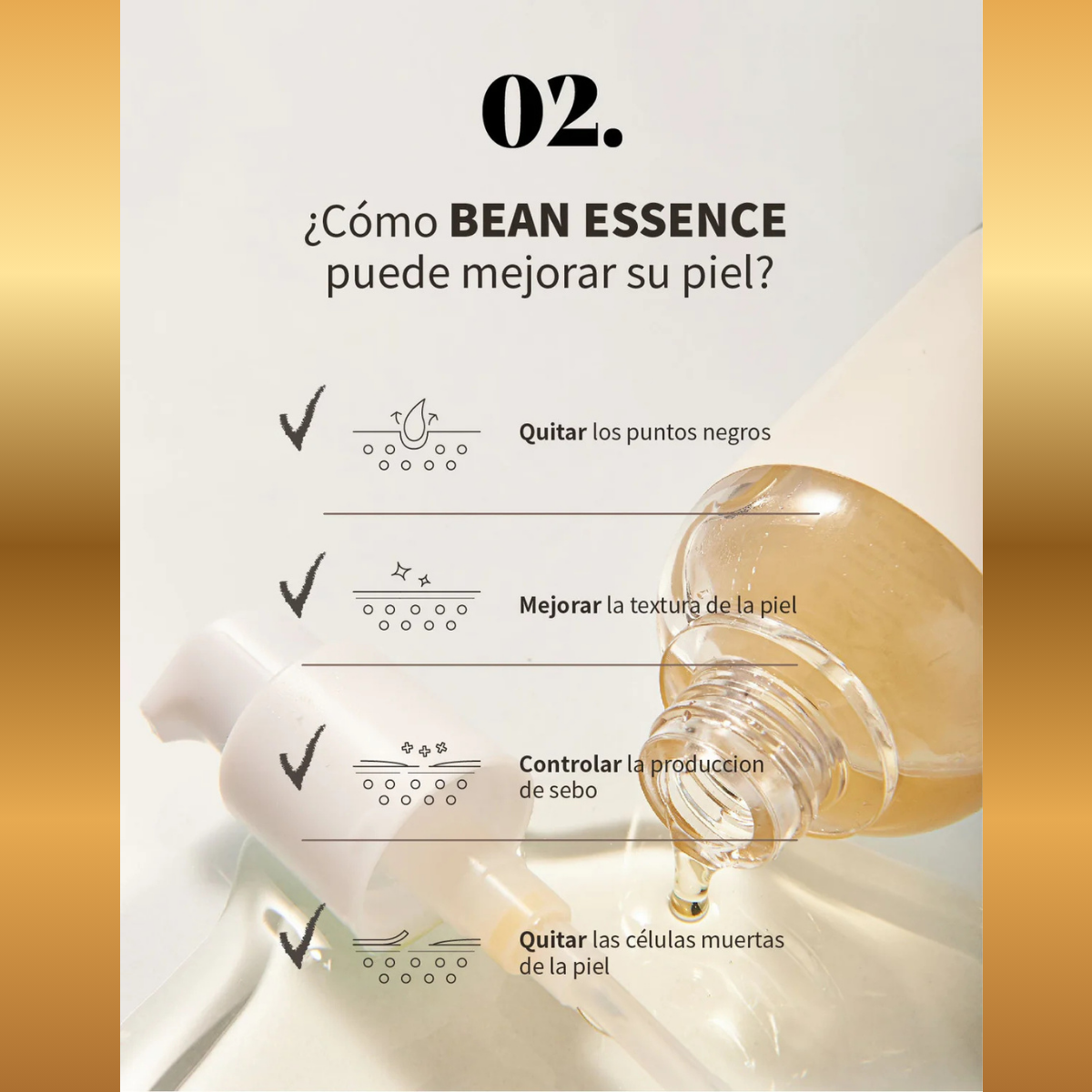 Suero Facial Mixsoon Bean Essence 30 mL