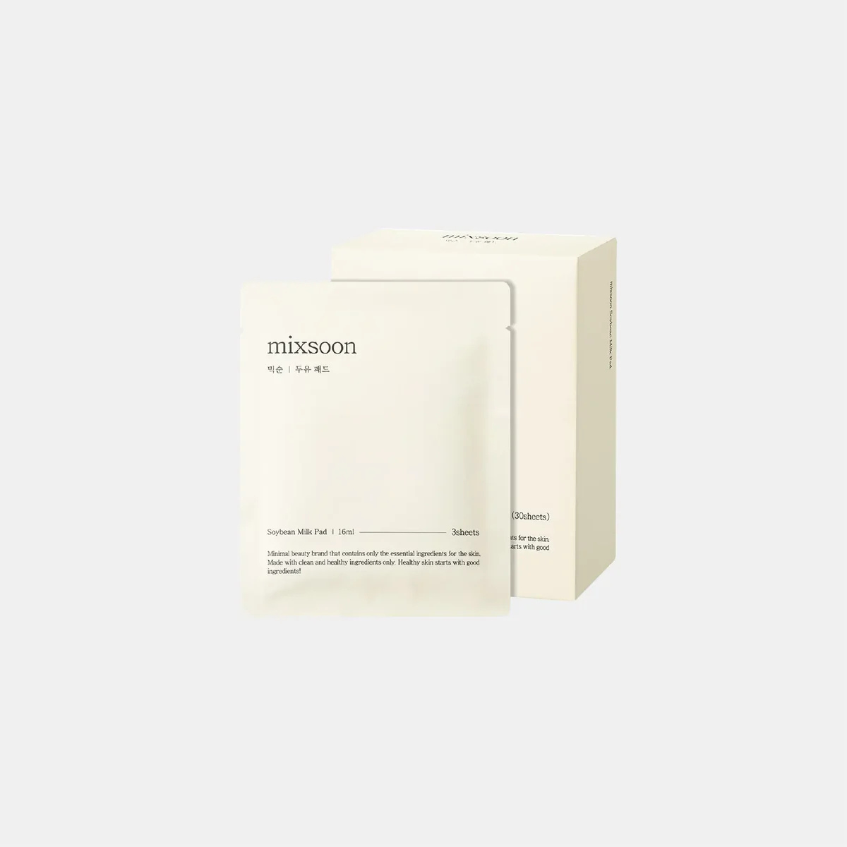 Mascarilla Coreana Mixsoon Soybean Milk Pad 10 pcs