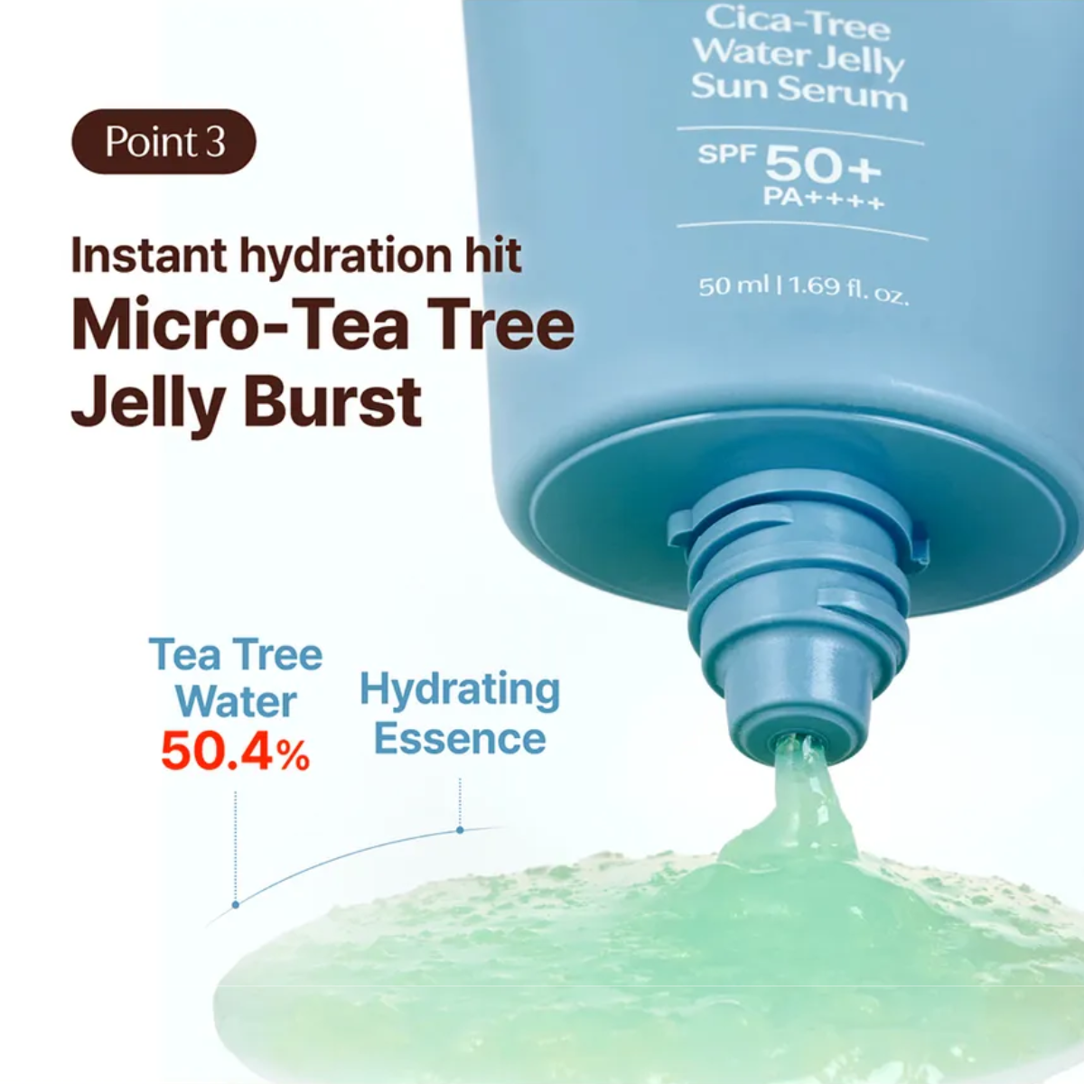 Protector solar coreano TAGE Water Jelly Sun Serum SPF50+ 50mL
