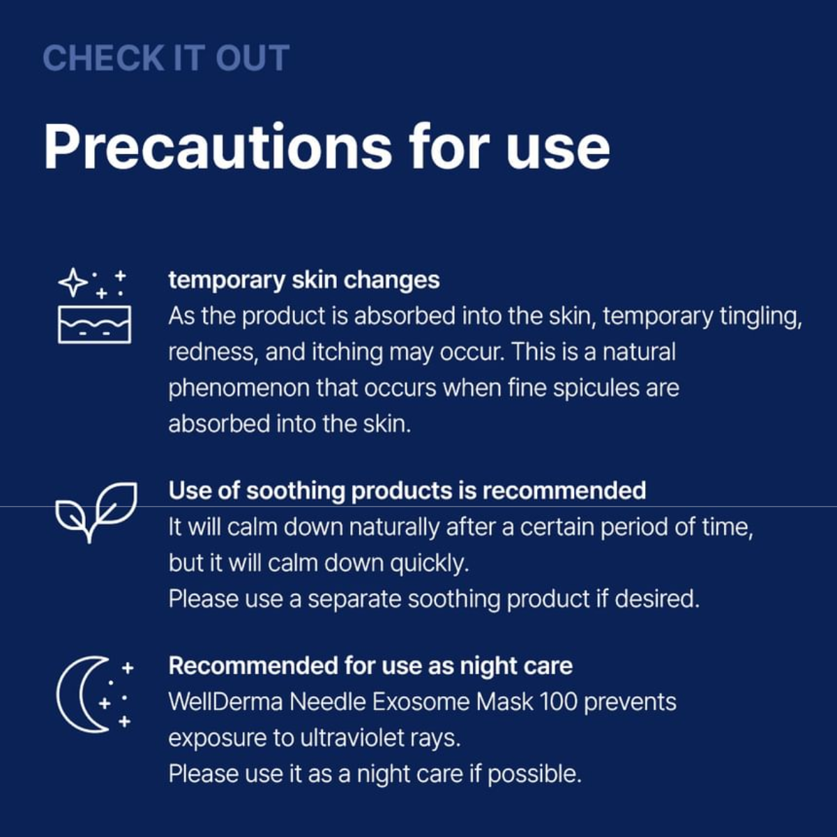 Mascarilla Facial WellDerma Needle 100 Exosome Mask Set de 5 pcs Reparación Intensiva con Micro Espículas