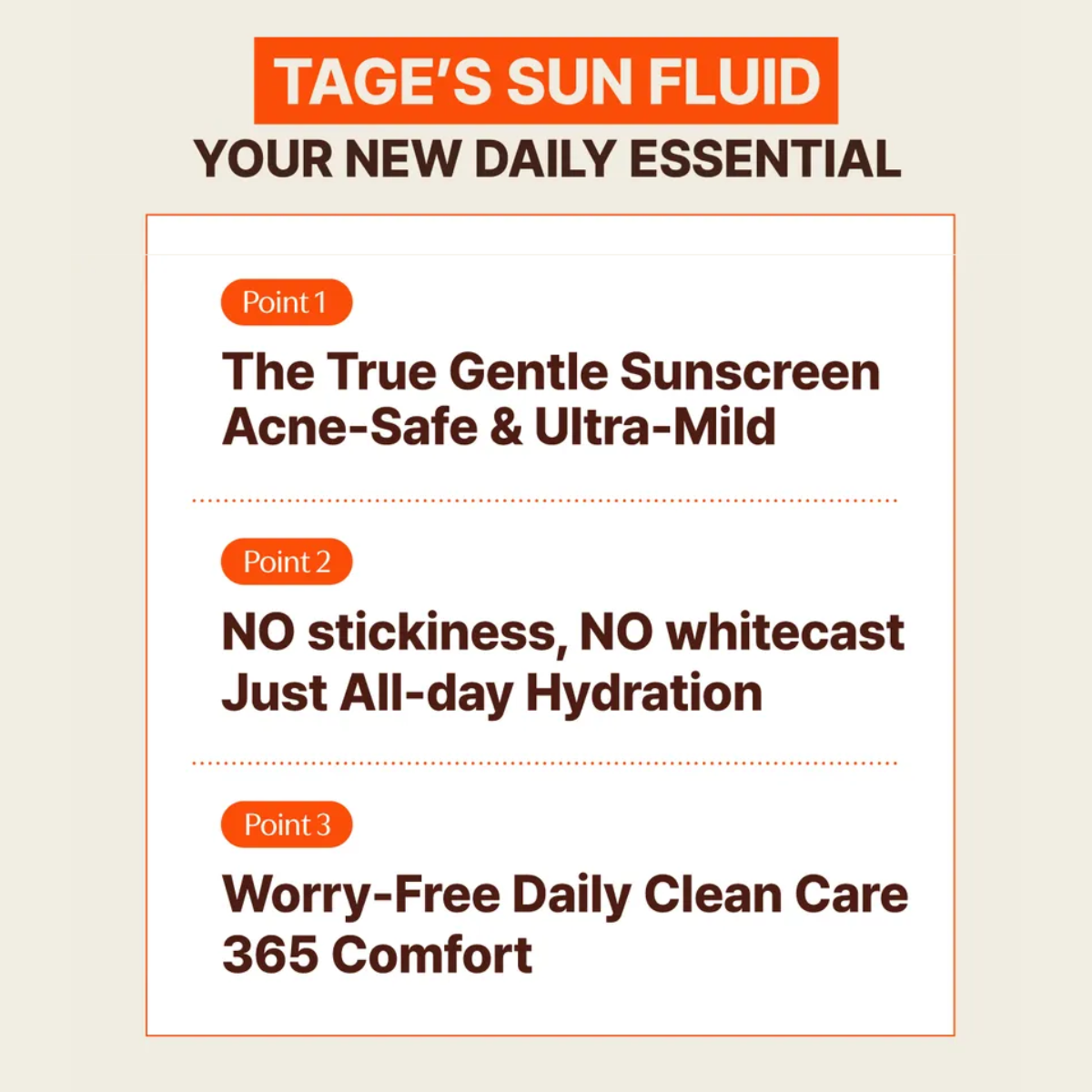 Protector solar coreano TAGE CICA-TREE SPF50+