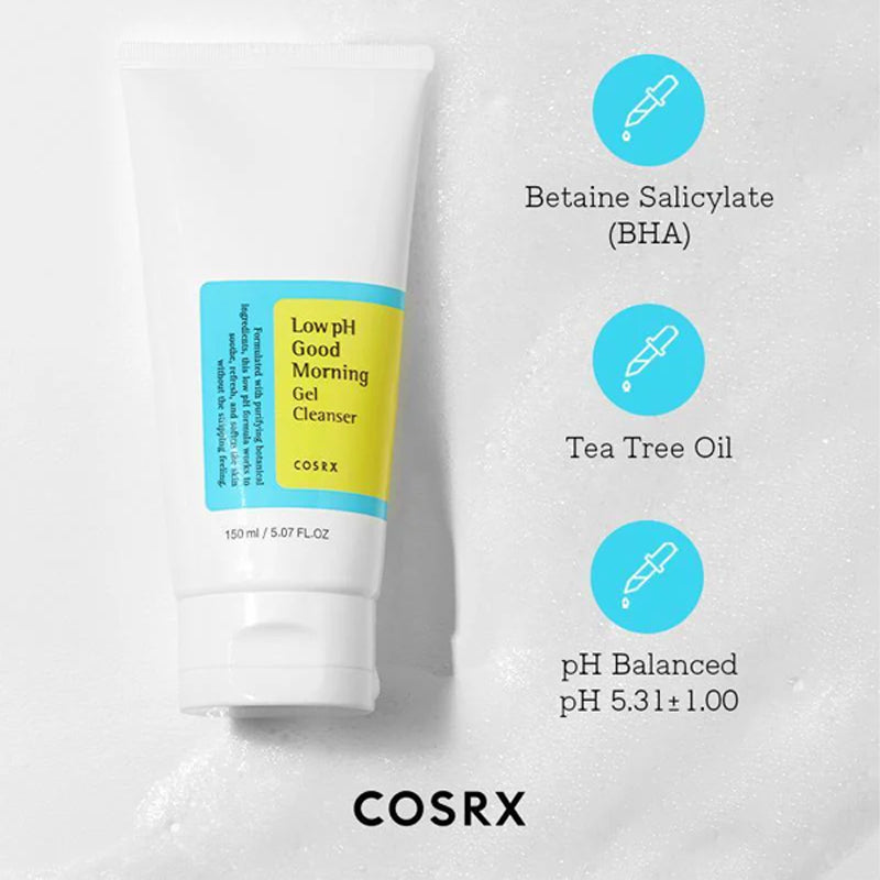 Limpiador COSRX Low pH Good Morning Gel Cleanser 150 mL
