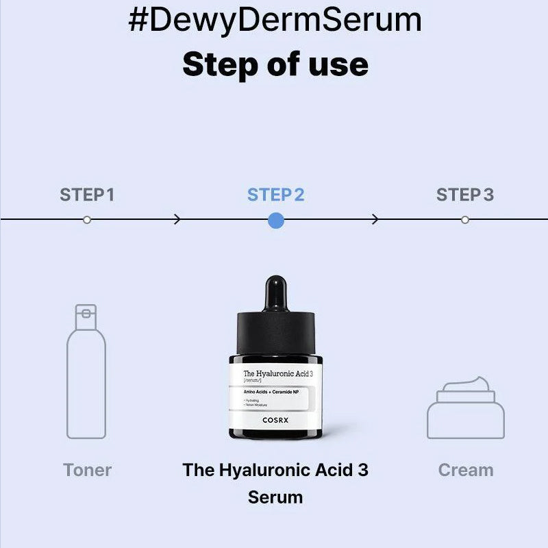 Suero Facial COSRX The Hyaluronic Acid 3 Serum 20 mL