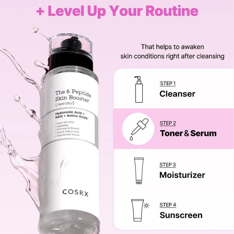 Suero Facial COSRX The 6 Peptide Skin Booster Serum 150 mL