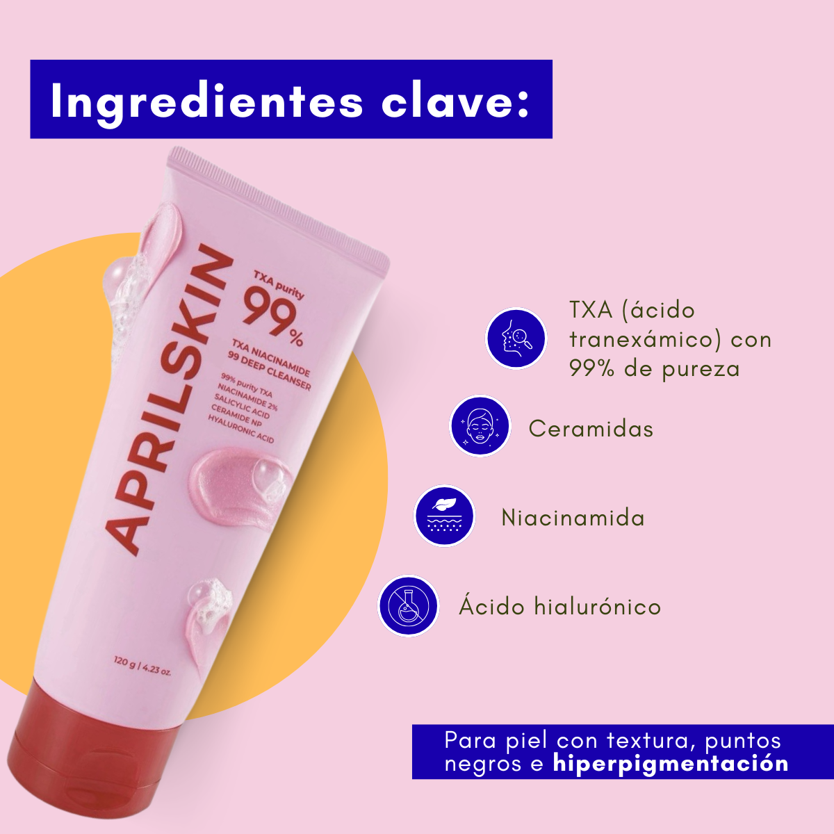 Ingredientes TXA y niacinamida