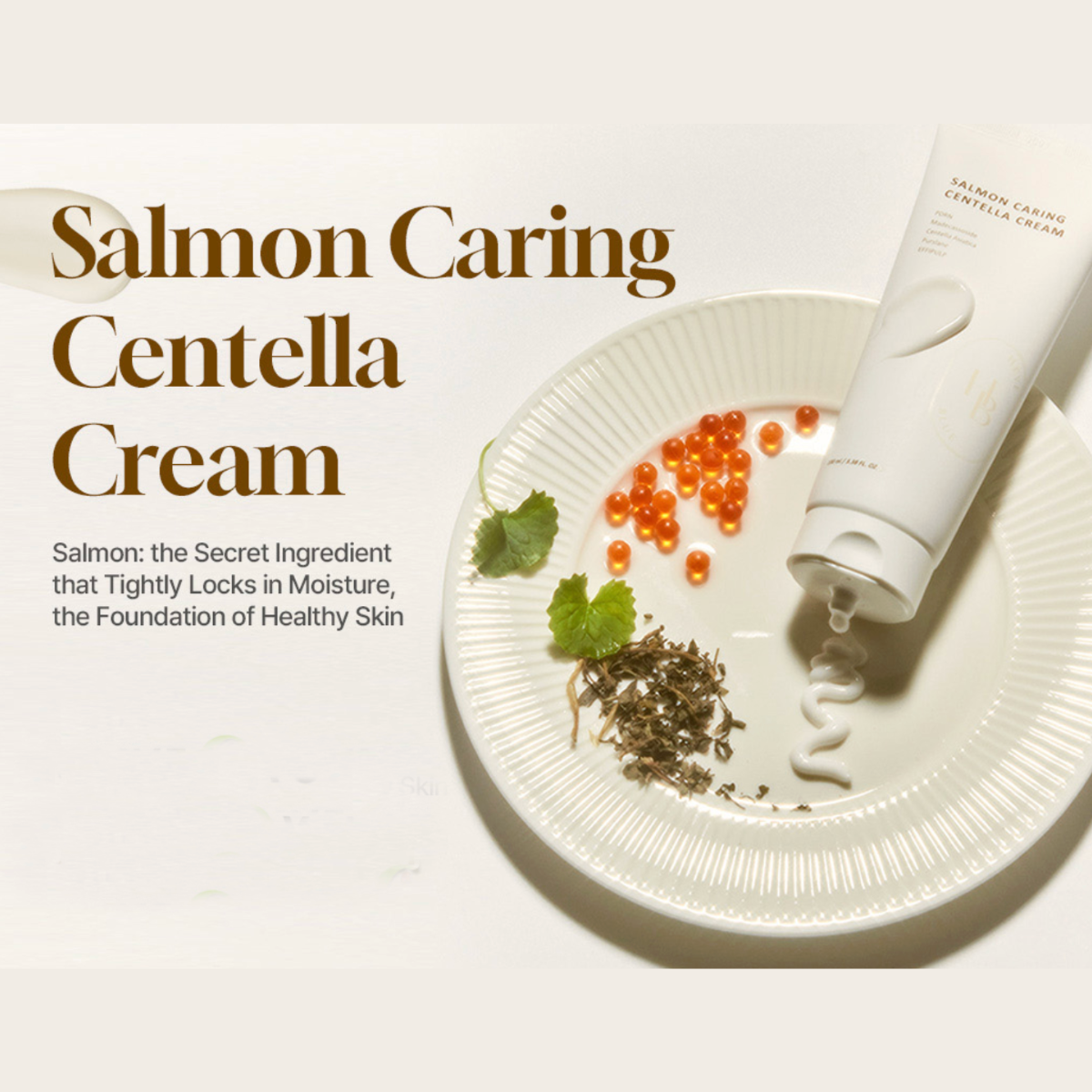 Crema HEVEBLUE Salmon Caring Centella Cream 100 mL