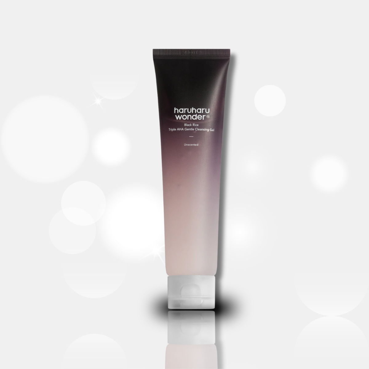 Limpiador facial en Gel Haruharu Wonder Triple AHA Gentle Cleansing Gel 100 mL Suave Exfoliación