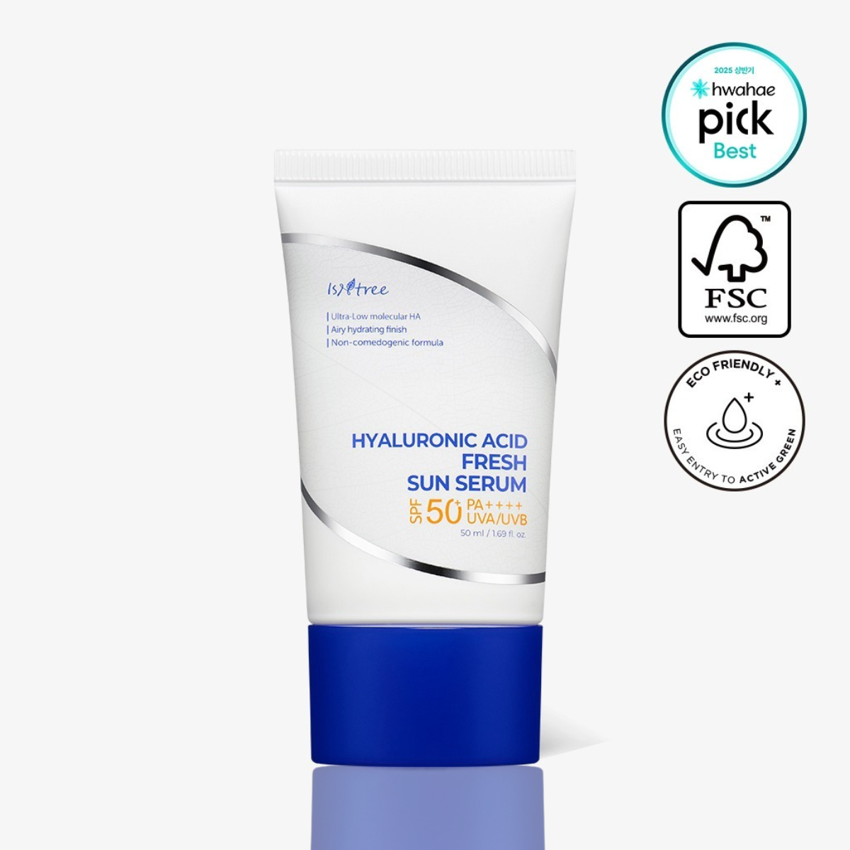 Protector solar coreano ISNTREE Hyaluronic Acid Fresh Sun Serum
