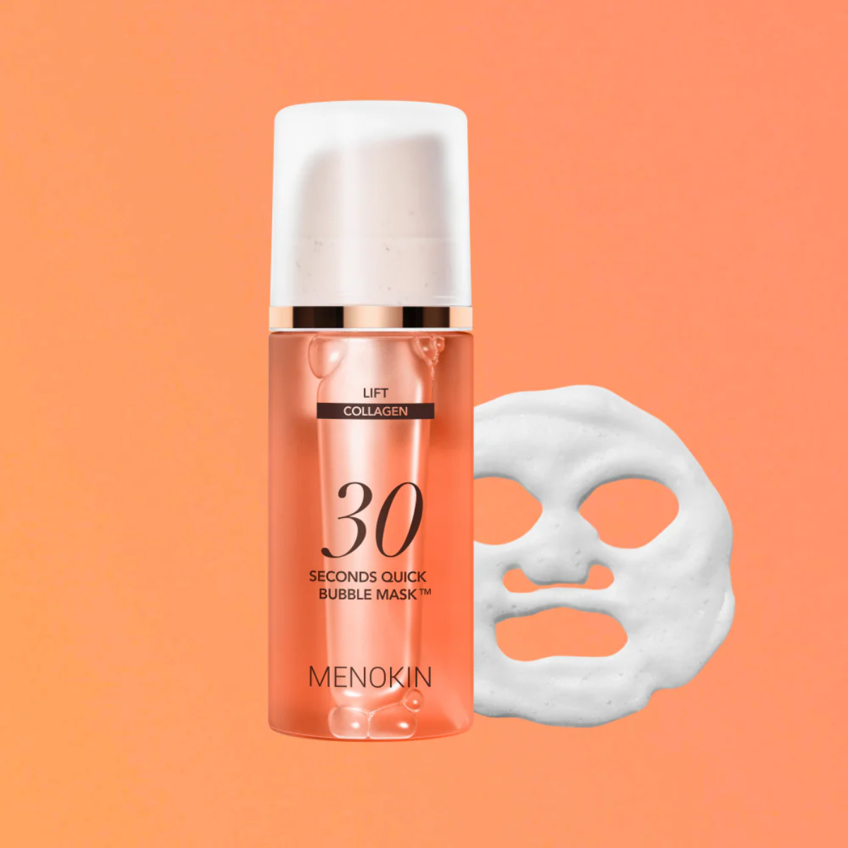 Mascarilla sin Enjuague Menokin 30 Seconds Quick Bubble Mask 95 mL Rinde Hasta 70 Aplicaciones