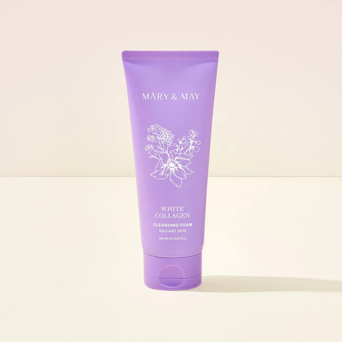 Mary&May White Collagen Cleansing Foam presentación