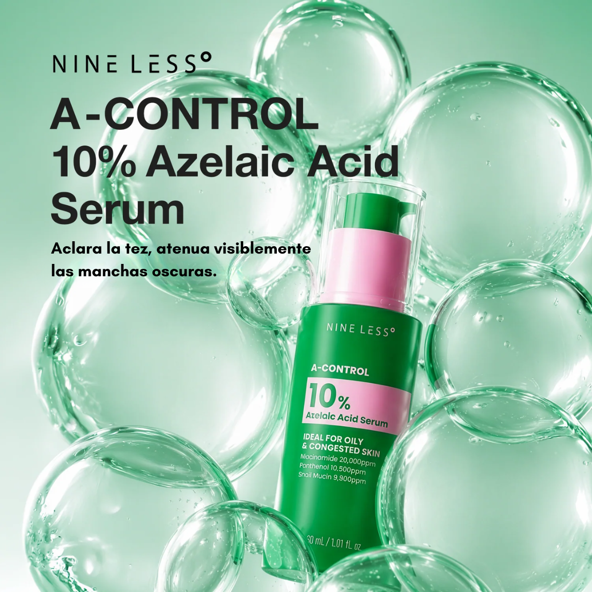 Sérum NINE LESS con 10% de ácido azelaico