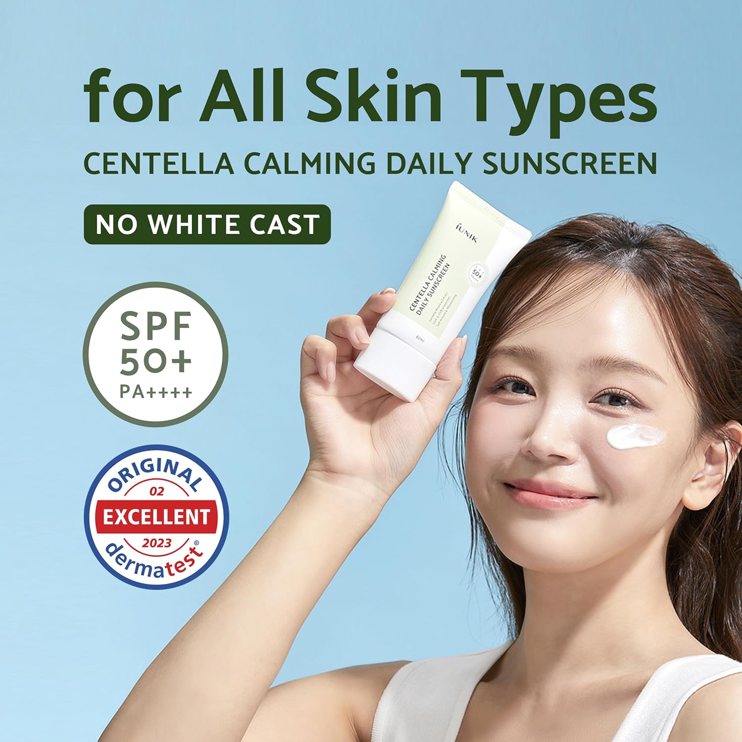 Protector Solar iUNIK Centella Calming Daily Sunscreen SPF50 60 mL