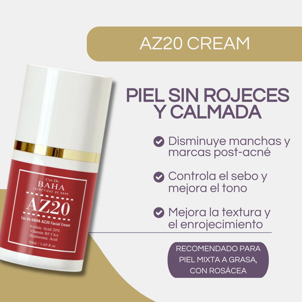 Beneficios de la crema con ácido azelaico