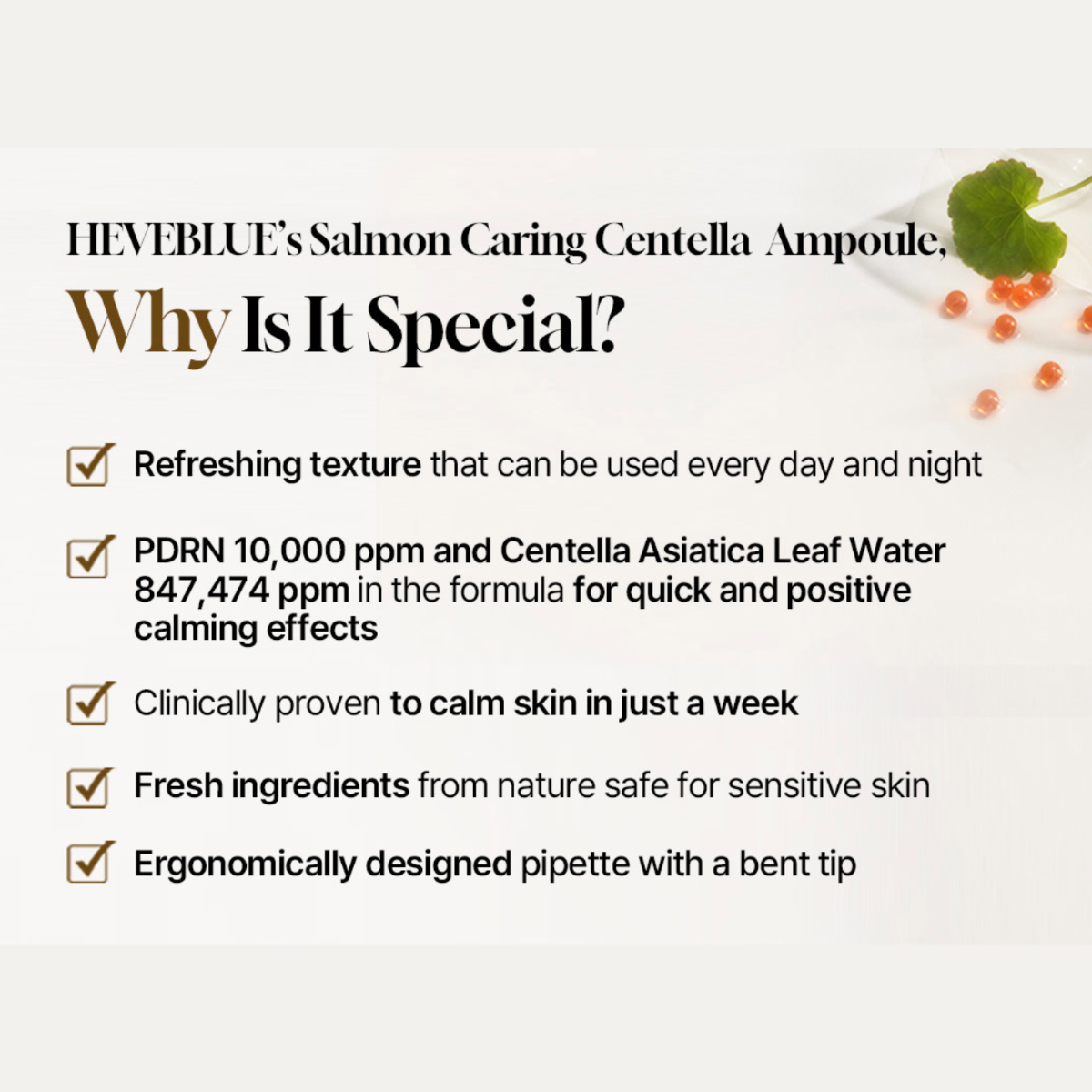 beneficios sérum calmante con centella y salmón