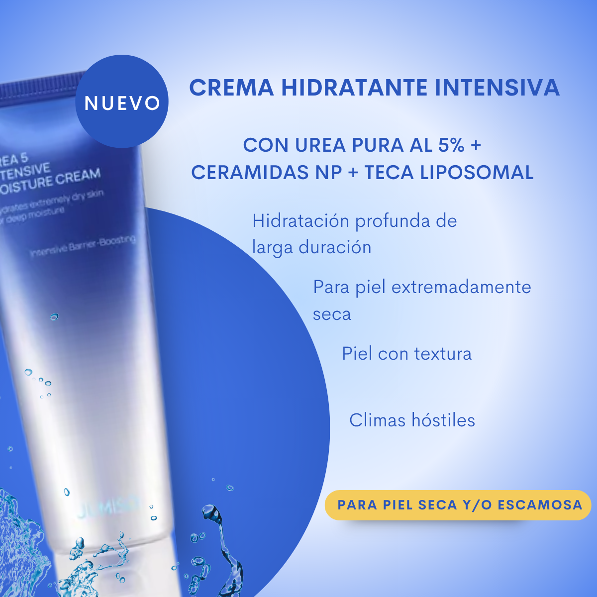 Crema hidratante profunda Jumiso Urea 5 Intensive Moisture Cream 80 mL