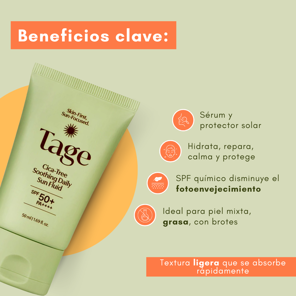 Protección solar diaria para piel sensible