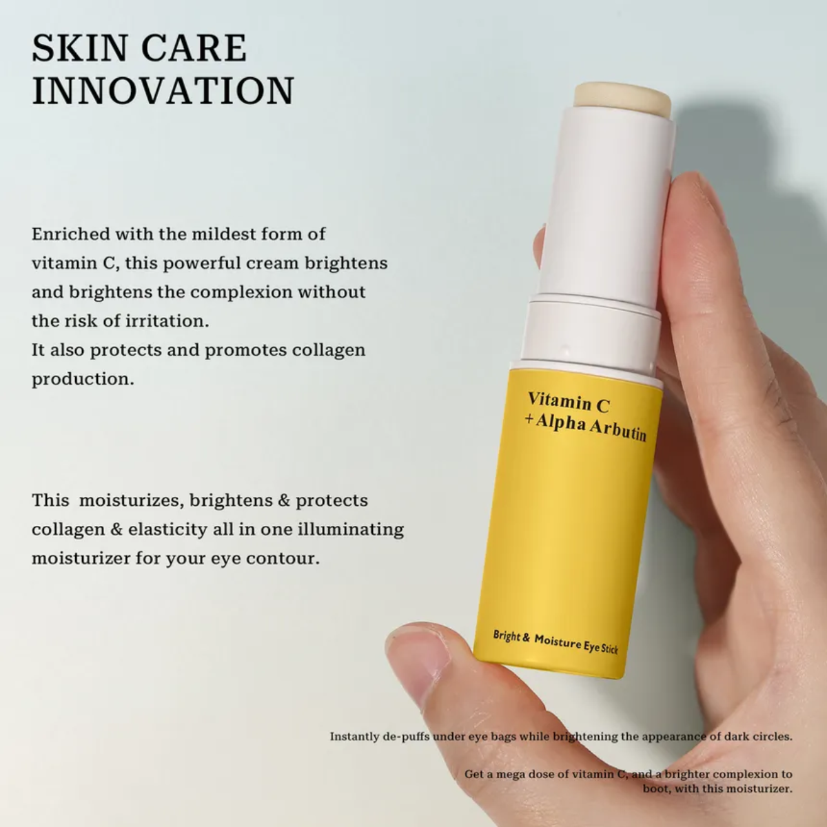 Textura suave eye stick contorno de ojos