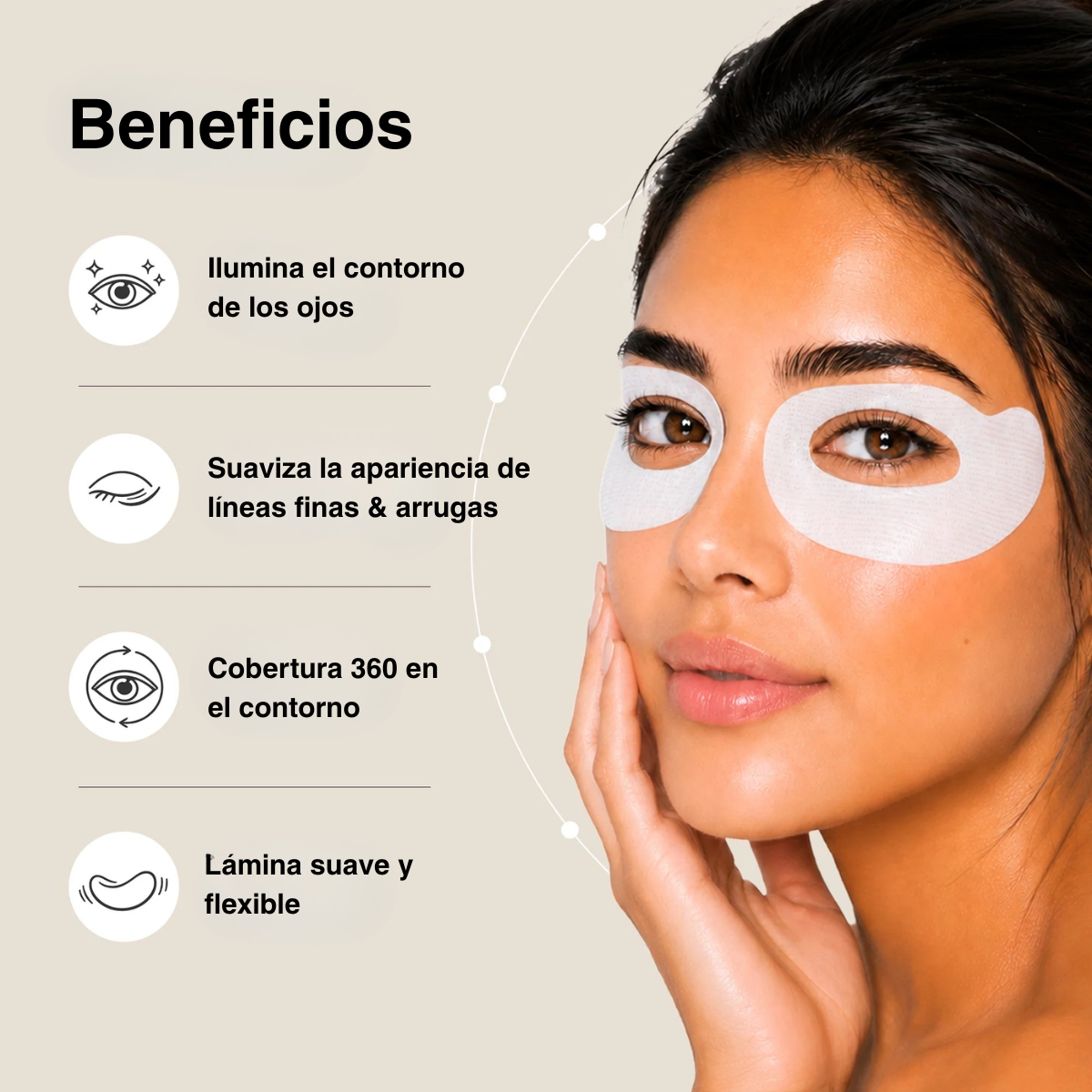 Beneficios de la mascarilla PDRN para ojos