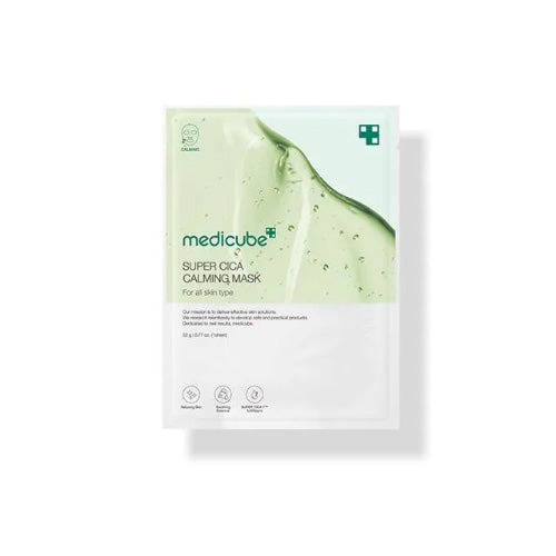 SET de 4 Mascarillas Corenas MEDICUBE Múltiples beneficios y Ahorro