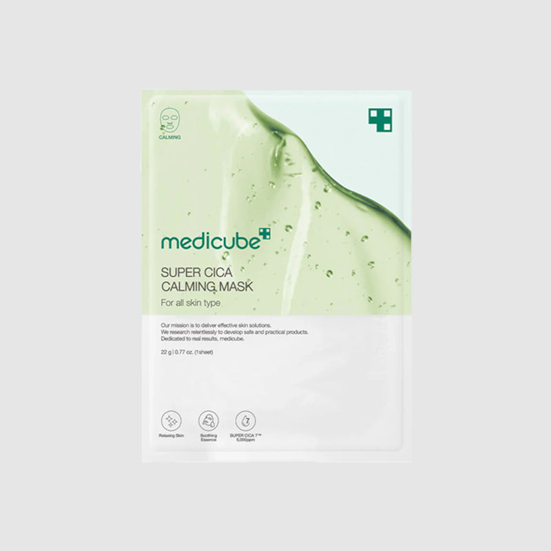 Mascarilla Coreana MEDICUBE Super Cica Calming Mask