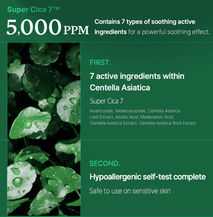 Mascarilla Coreana MEDICUBE Super Cica Calming Mask