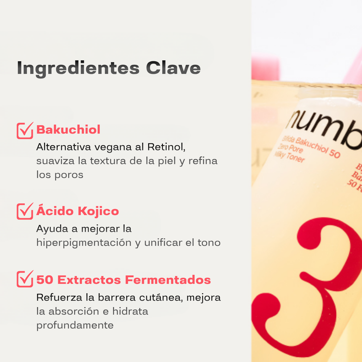 Bifida y Bakuchiol para una piel saludable