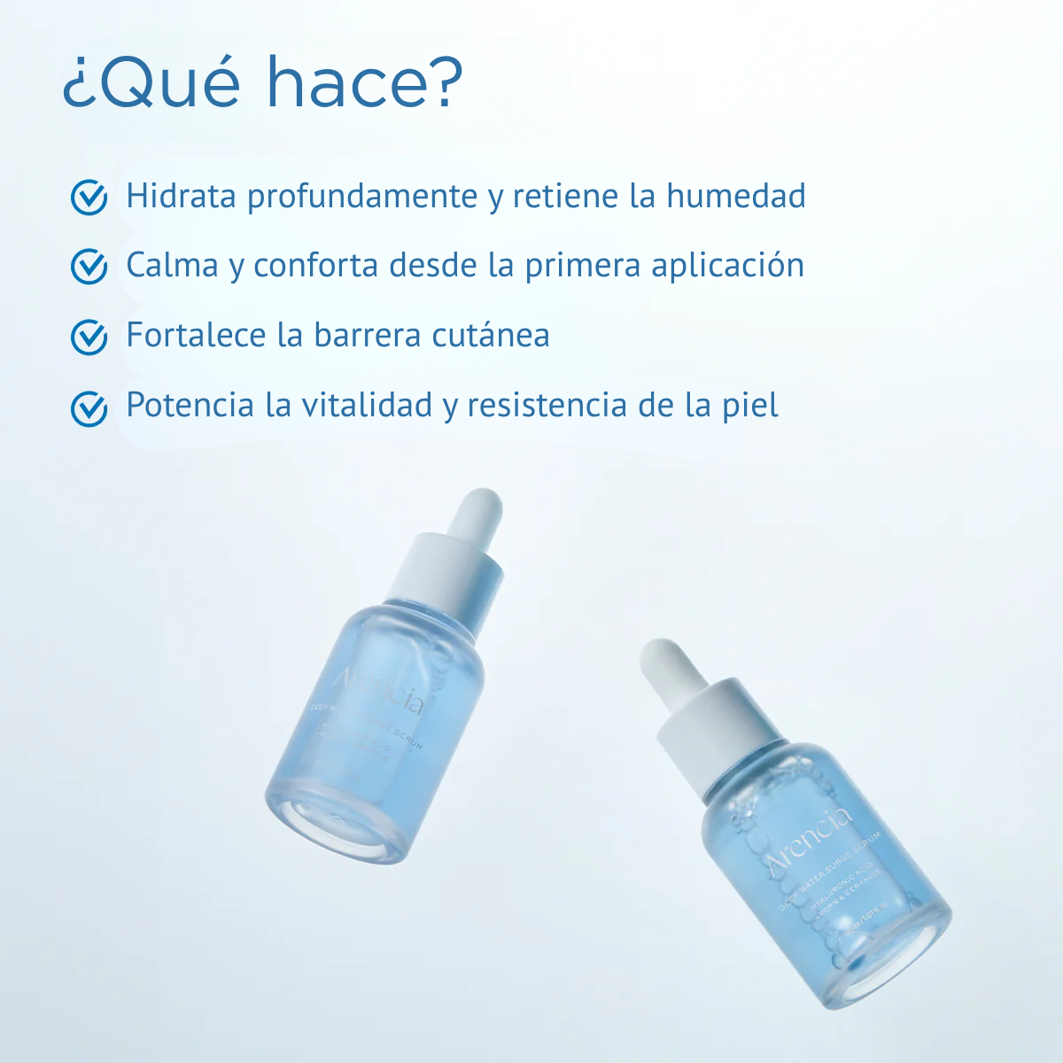 Sérum que hidrata y fortalece la piel
