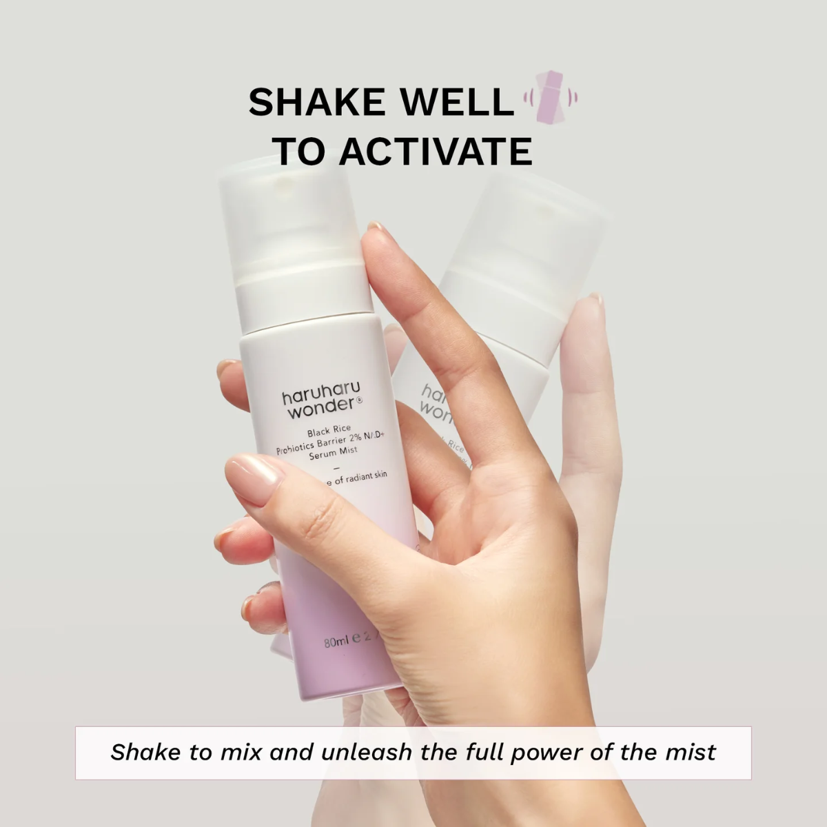Aplicación bruma facial hidratante