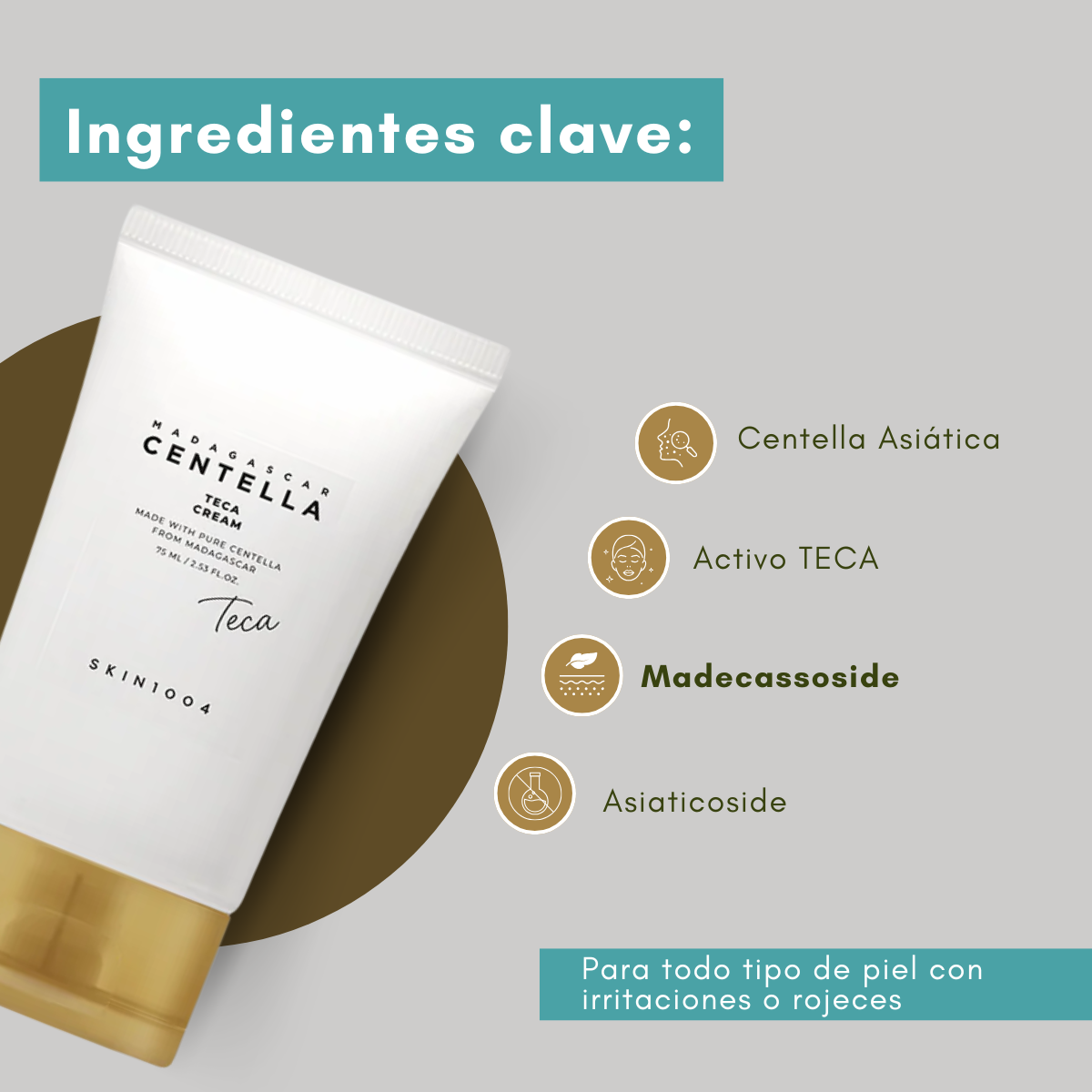 Centella Asiática y complejo TECA reparador.