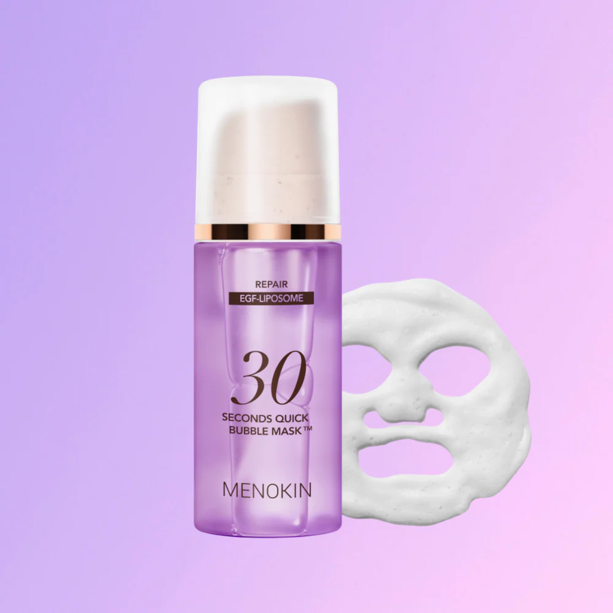 Mascarilla sin Enjuague Menokin 30 Seconds Quick Bubble Mask 95 mL Rinde Hasta 70 Aplicaciones
