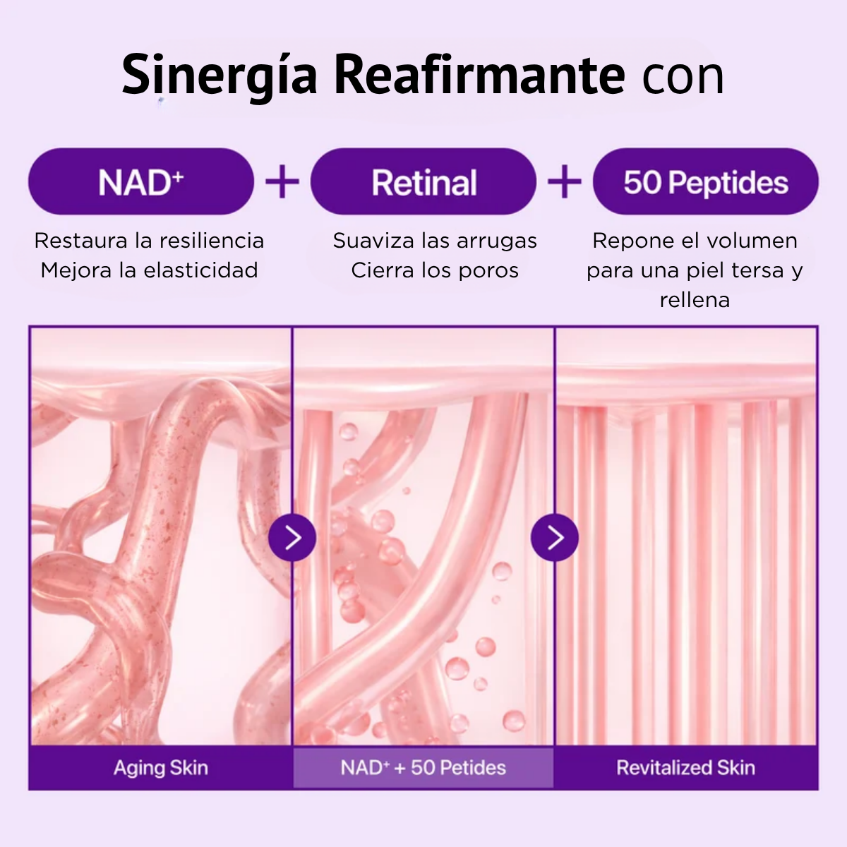 Contorno de ojos con retinal para líneas y firmeza