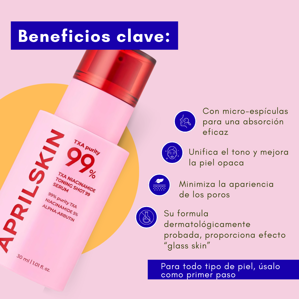 Serum para mejorar manchas y tono desigual