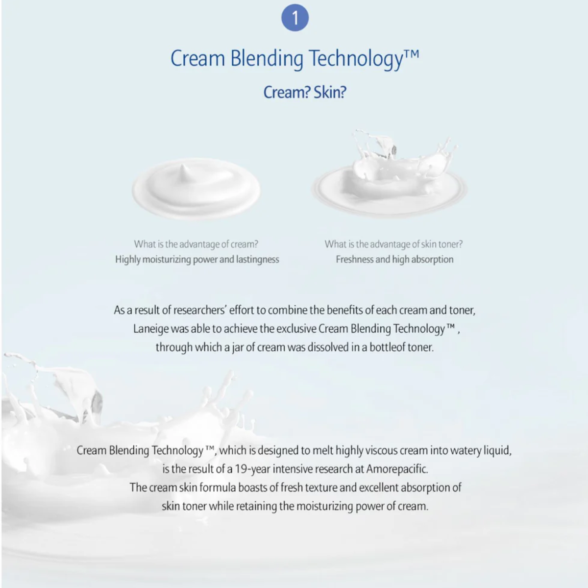 Tónico hidratante LANEIGE Cream Skin Cerapeptide Refiner 50 mL