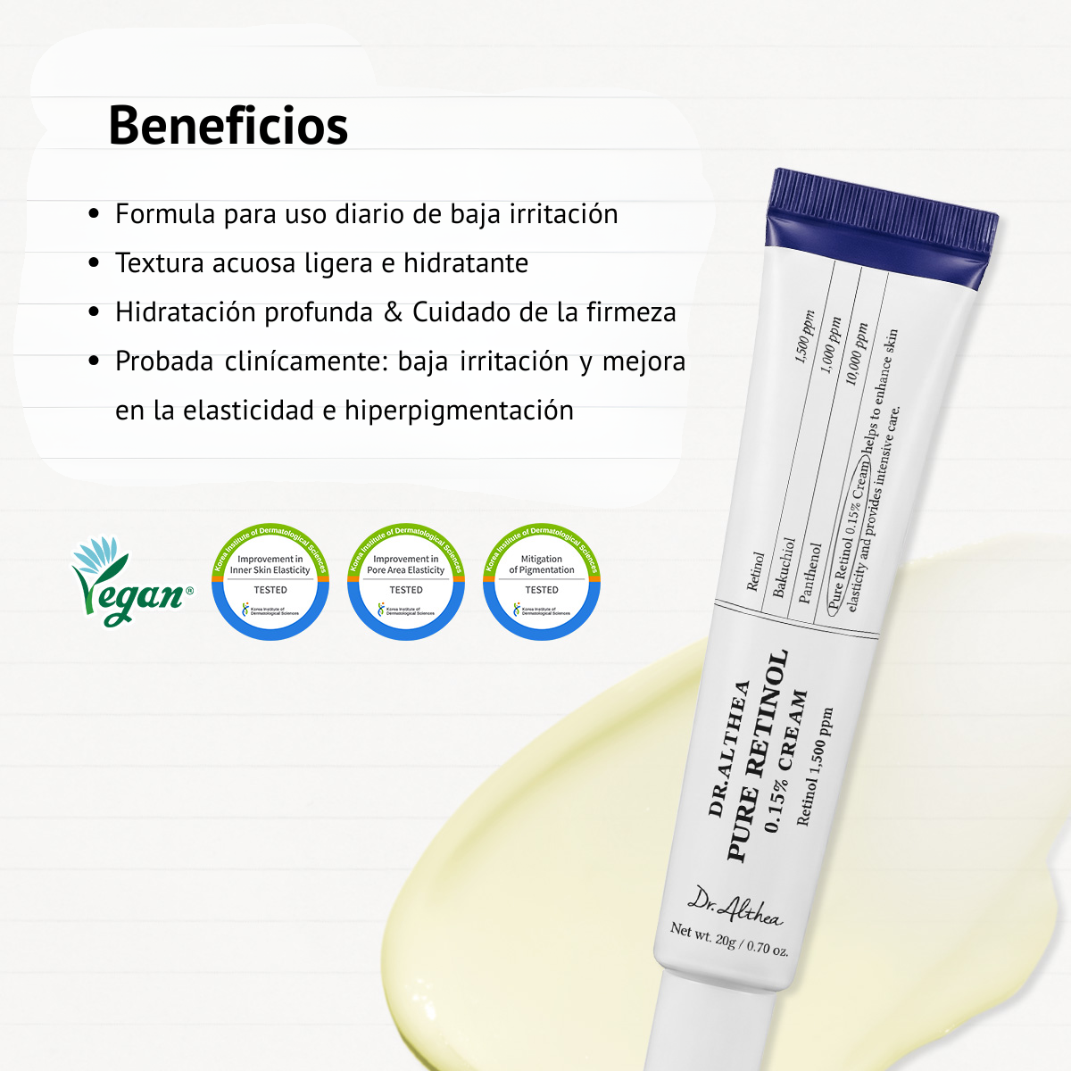 Beneficios del retinol para la piel