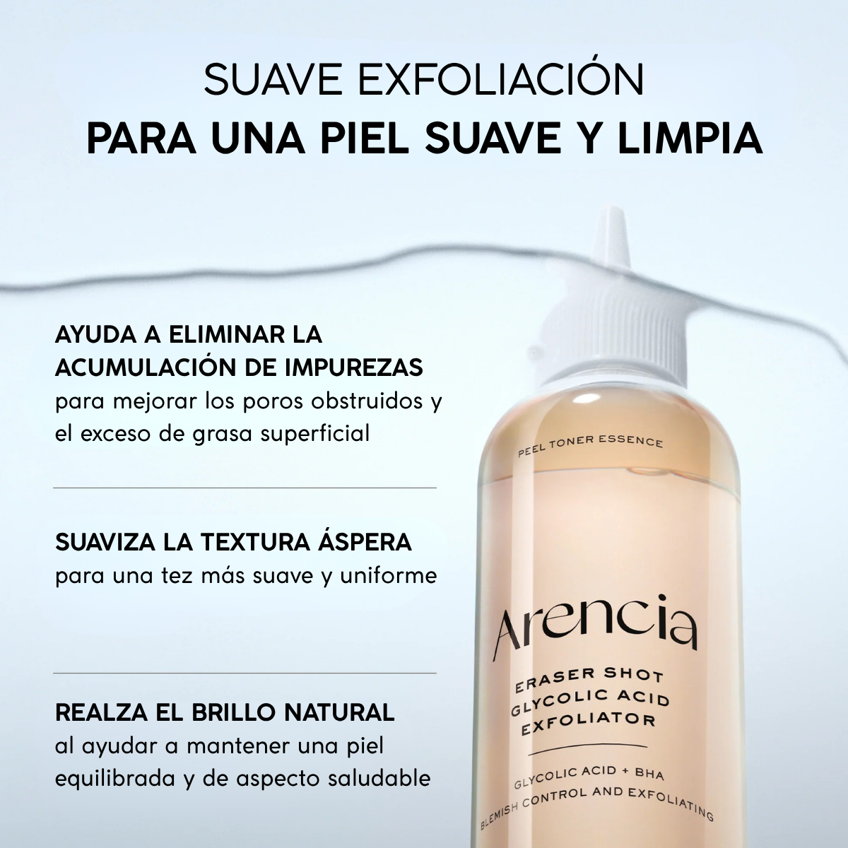 Exfoliante que mejora textura y luminosidad